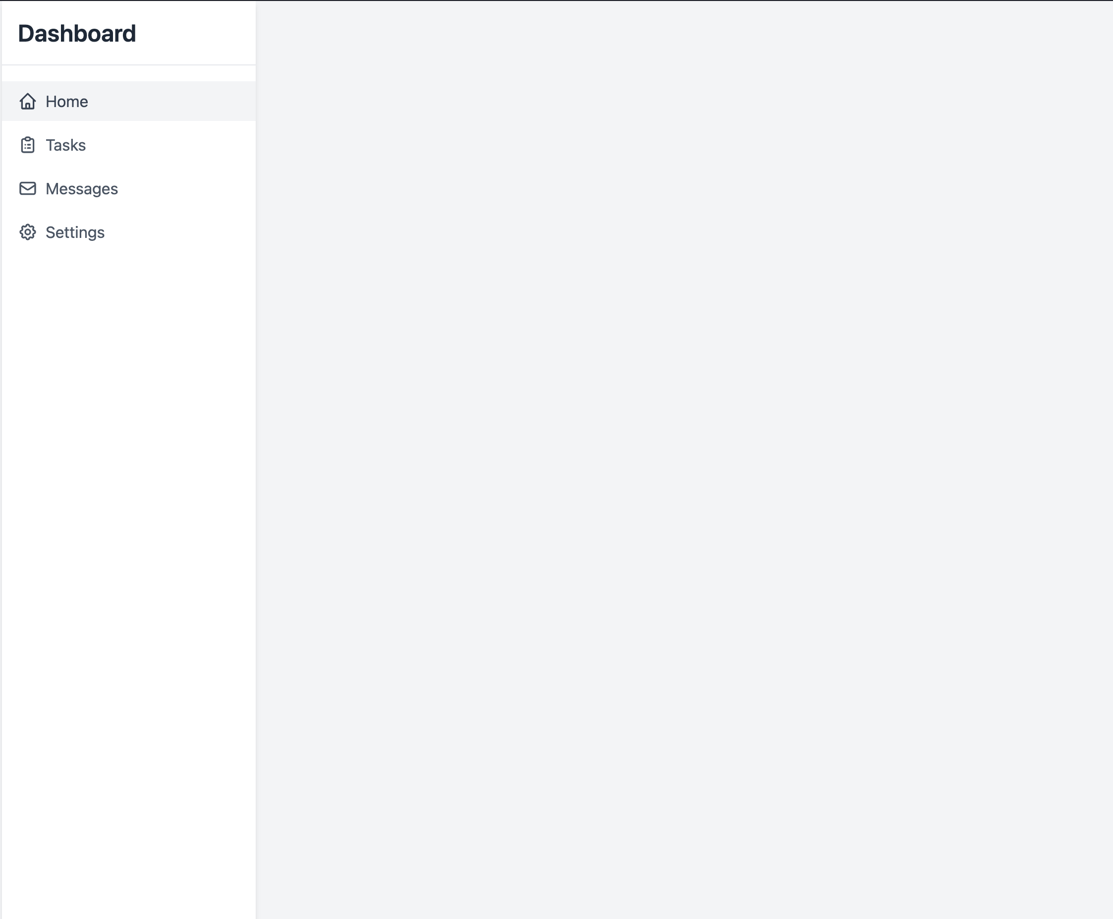 Simple Sidebar Layout