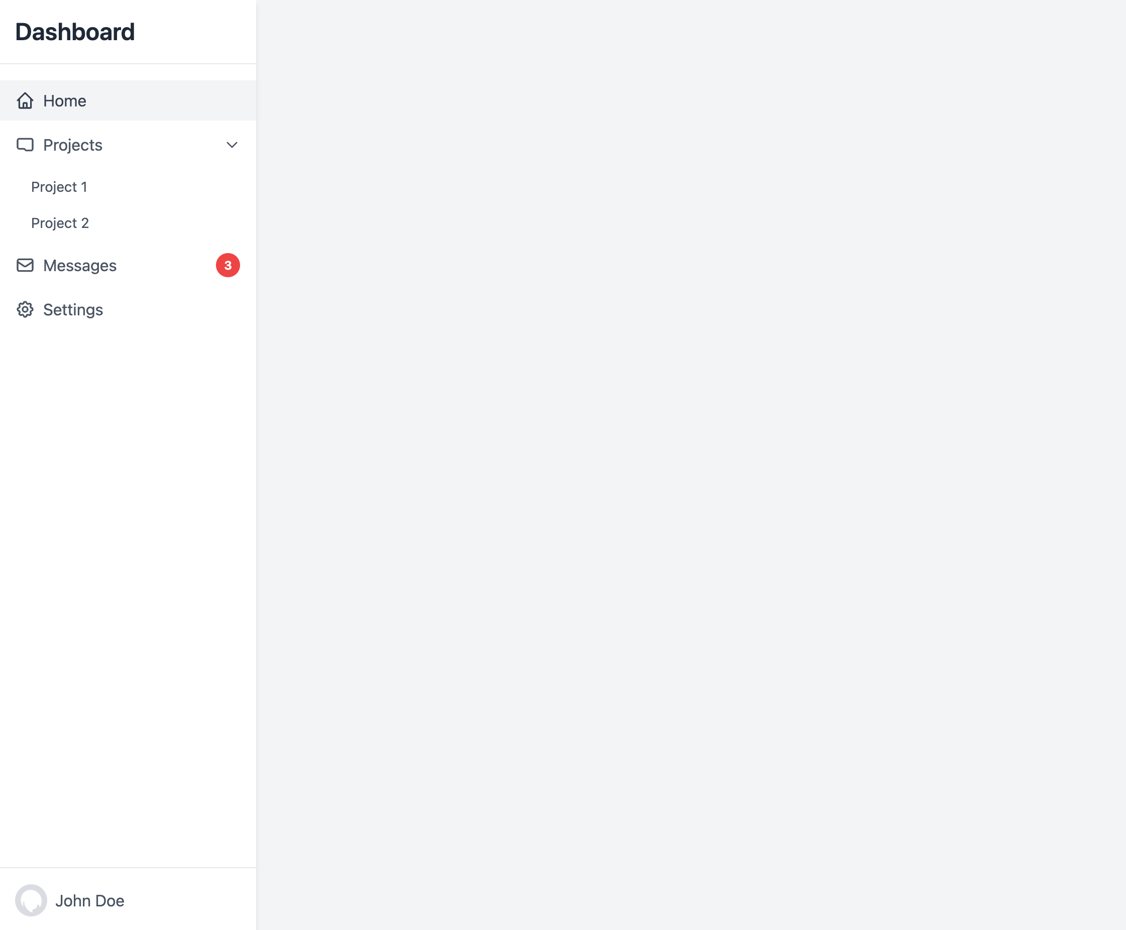 Enhanced Sidebar with Collapsible Sections