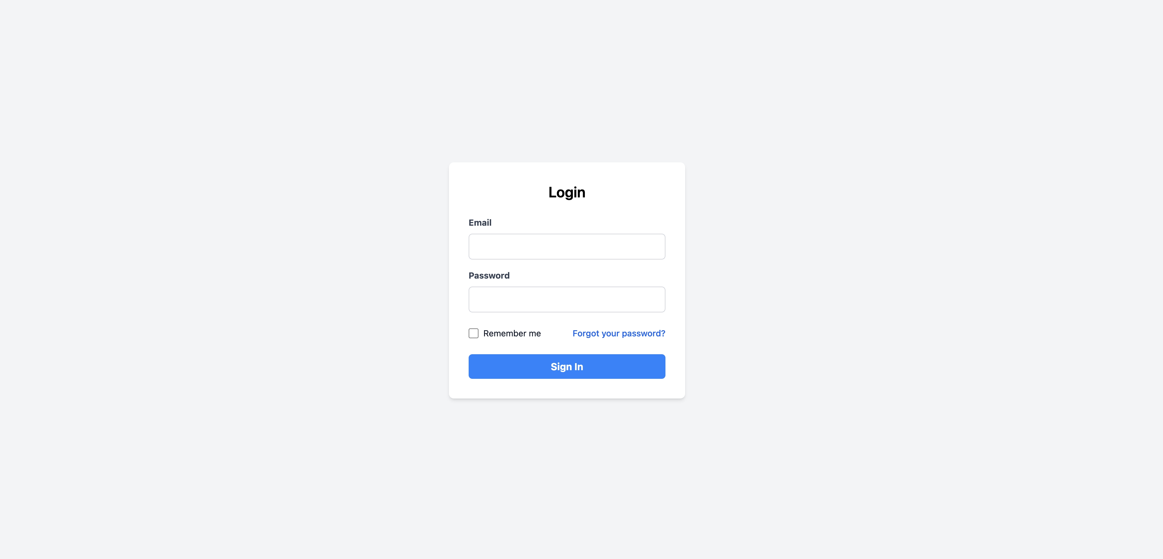 simple login page code