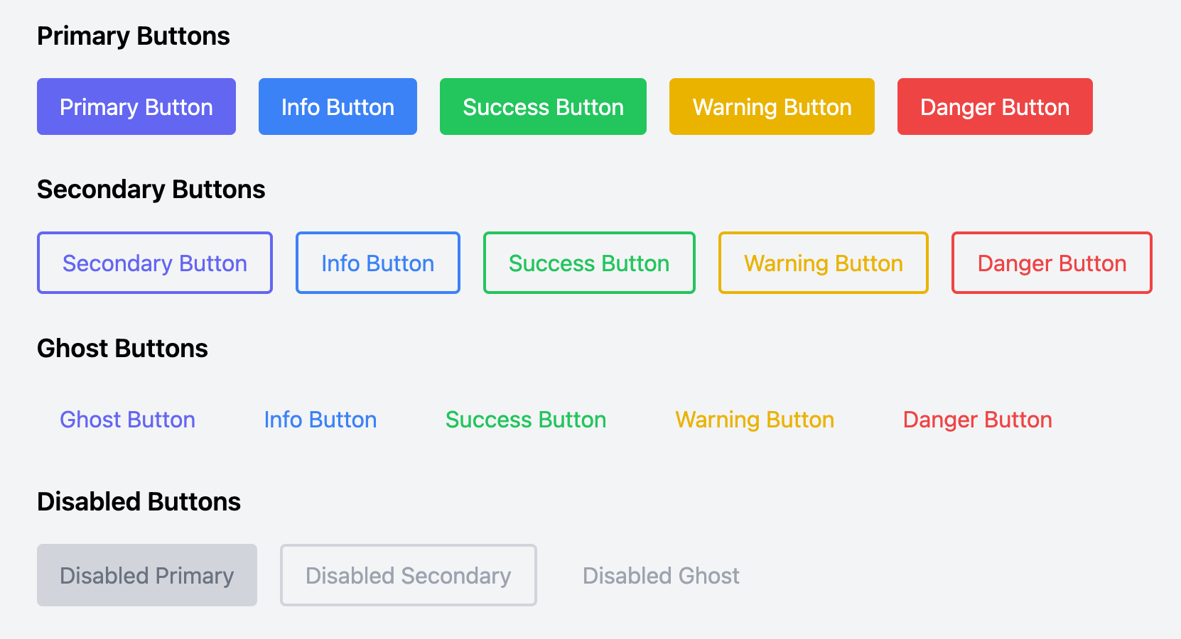 Basic Rectangle Button Element