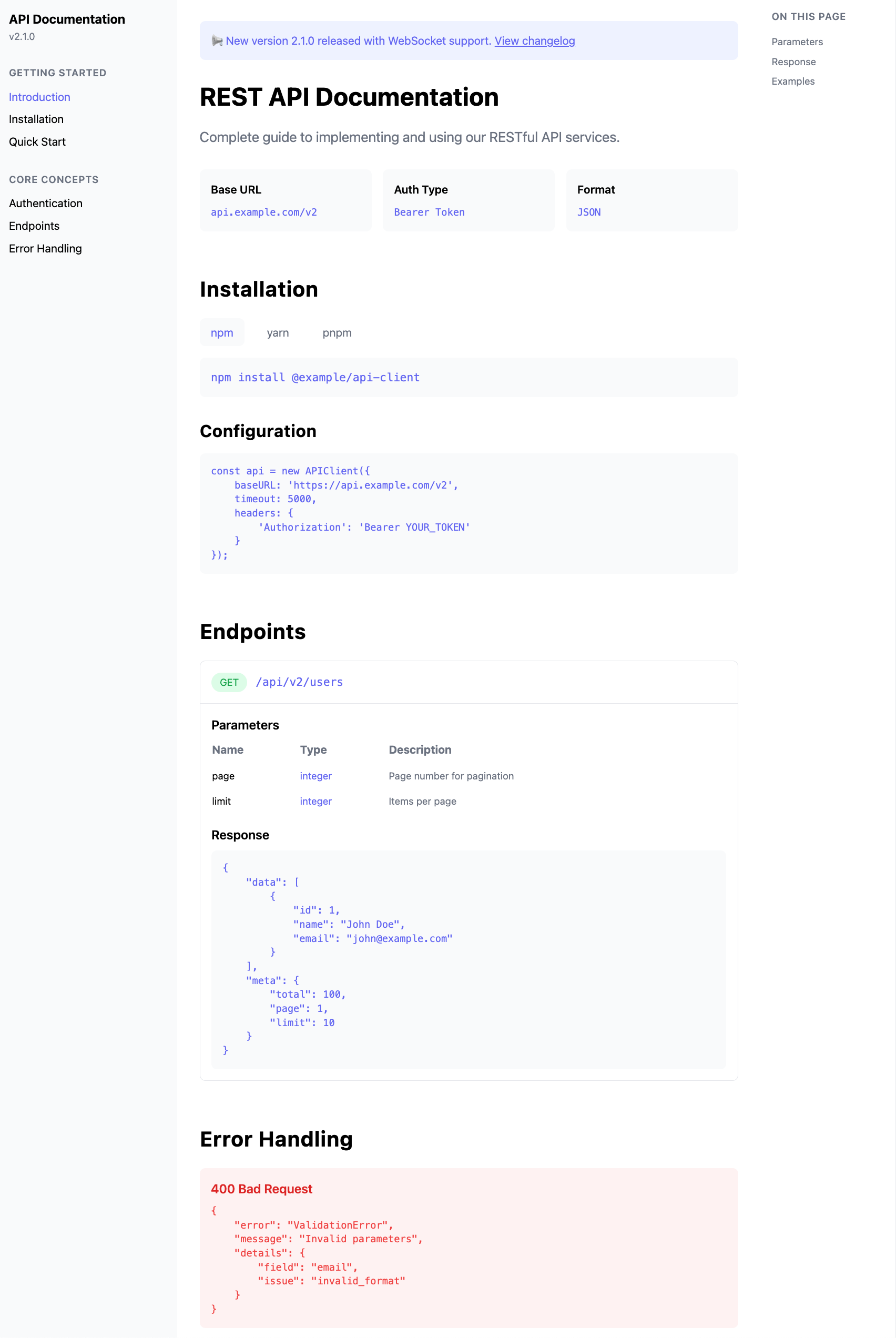 Technical Documentation Template