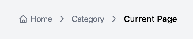 Simple Breadcrumb Template