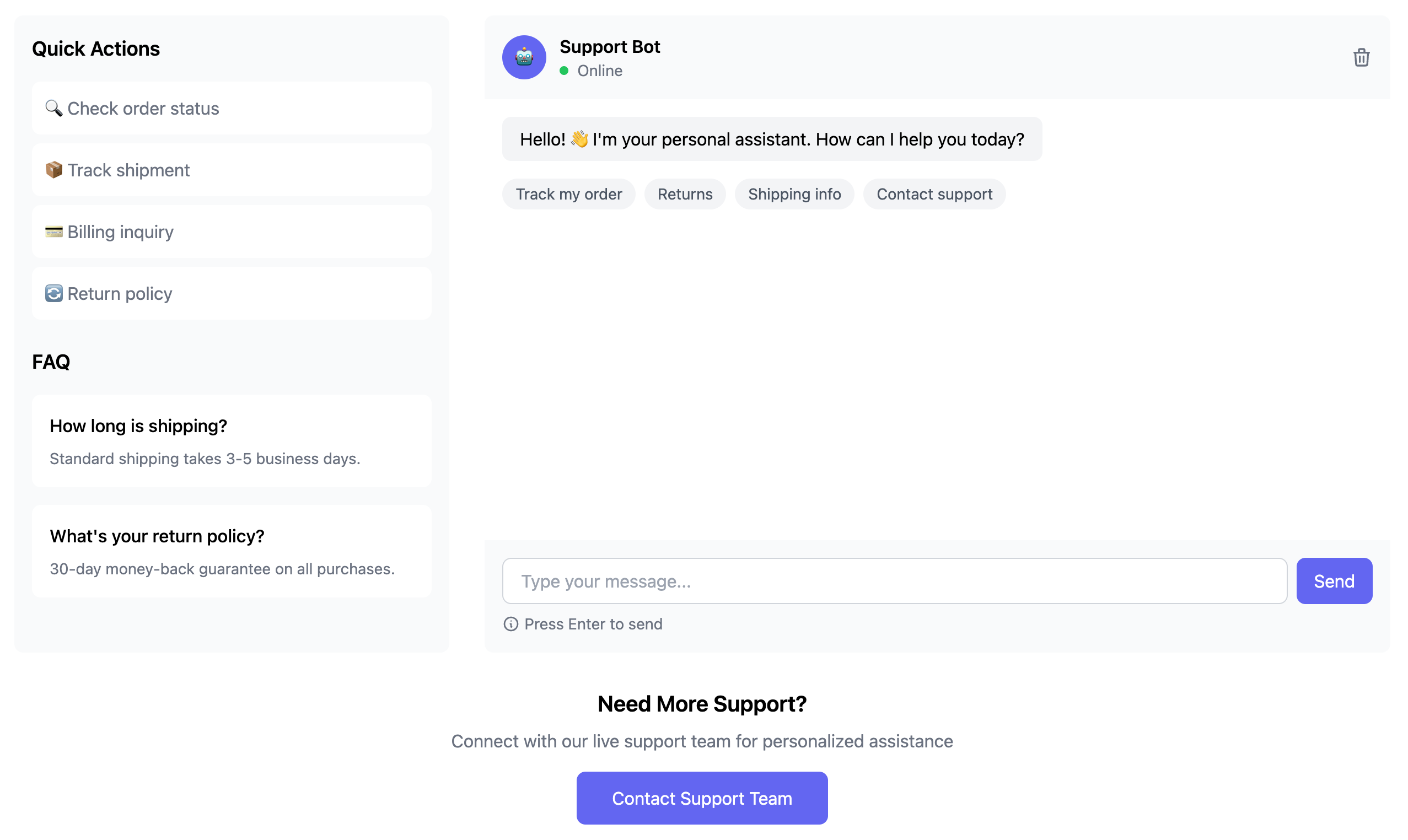 Chatbot Integration CTA Template
