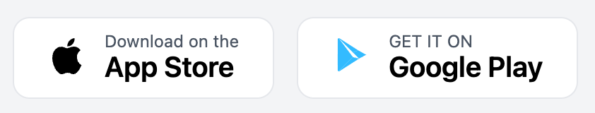 App Store and Google Play Store Buttons