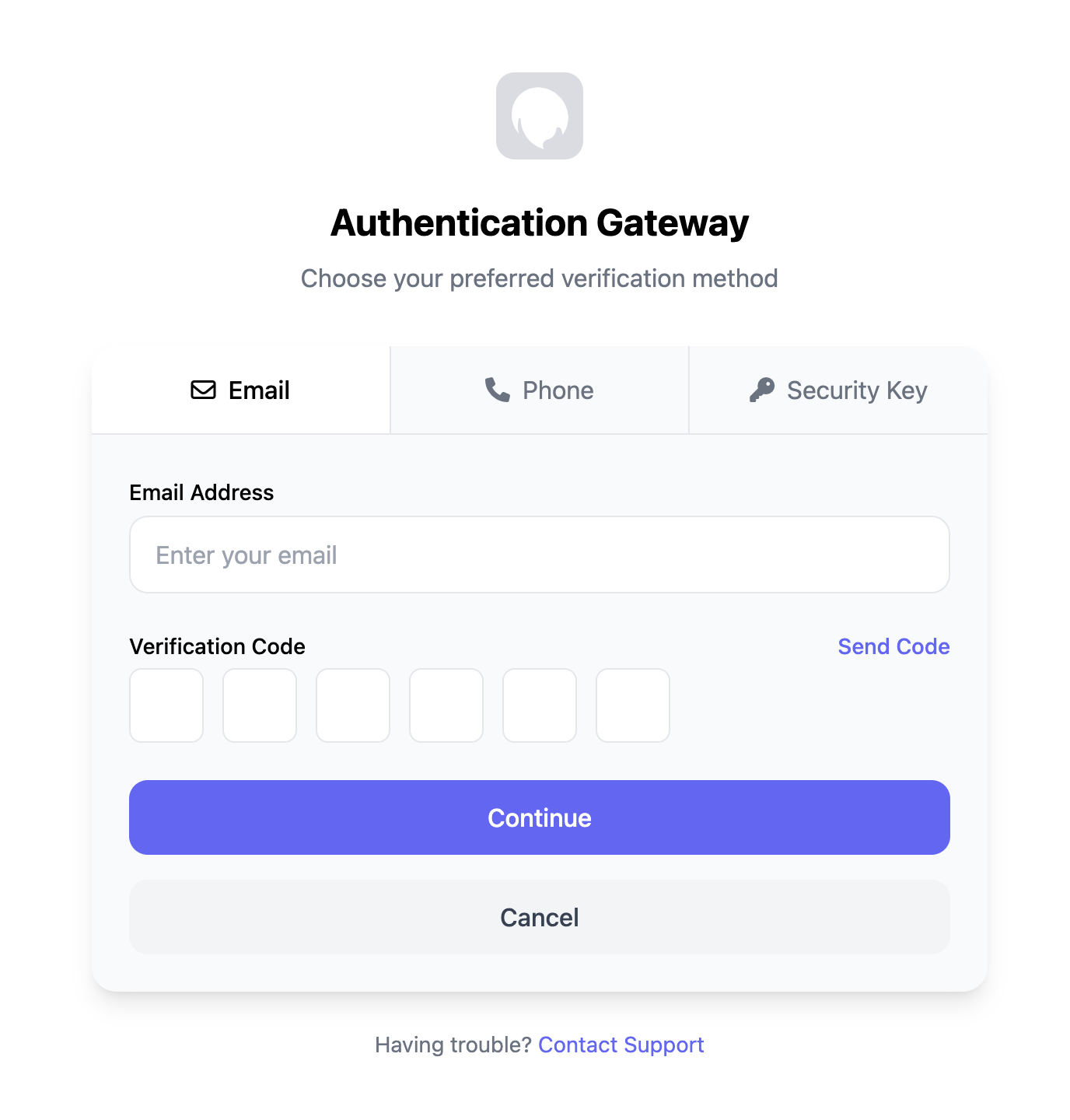 Multi-auth Gateway Template