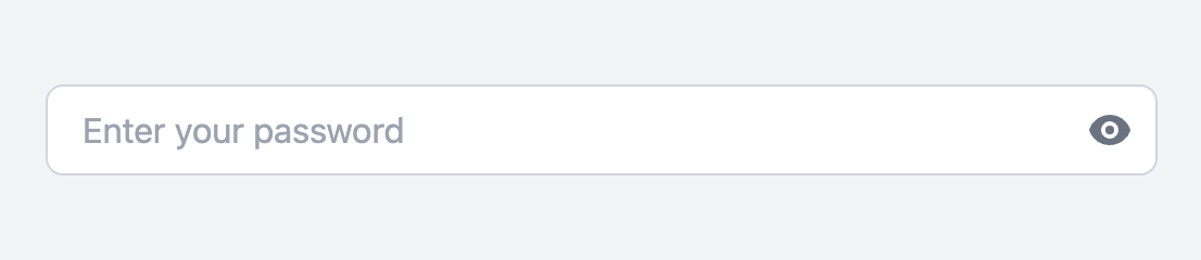 Password Input with Toggle Template