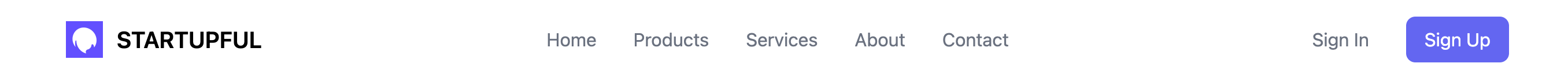 Classic Navigation Header Template