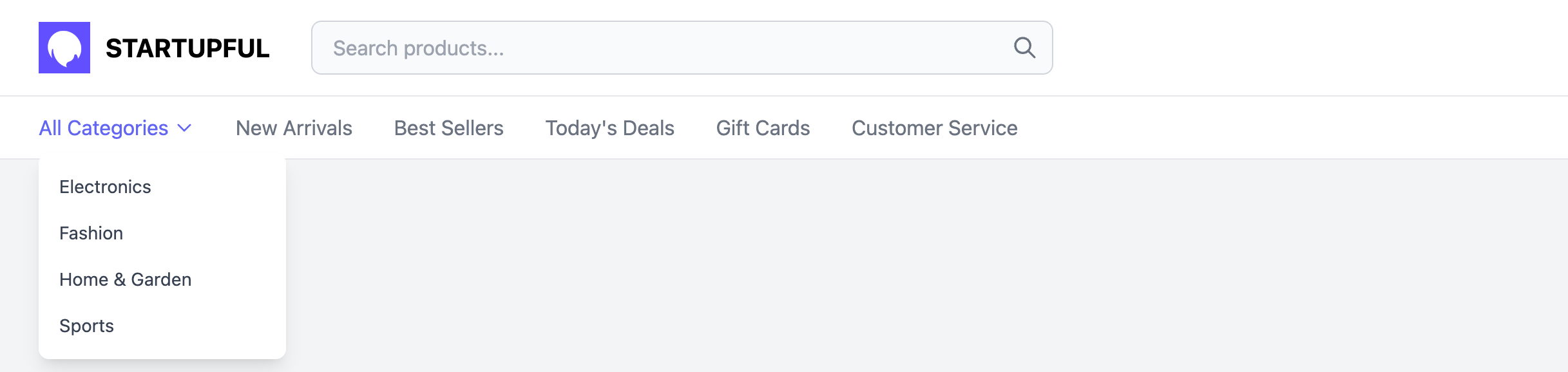 Product Category Header Template
