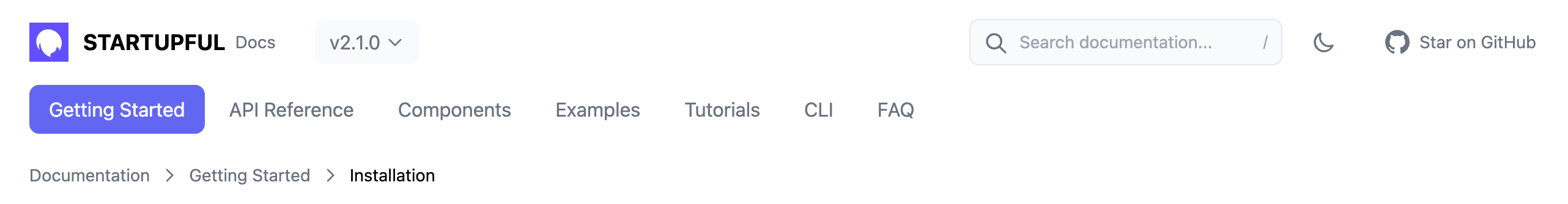 Documentation Header Template
