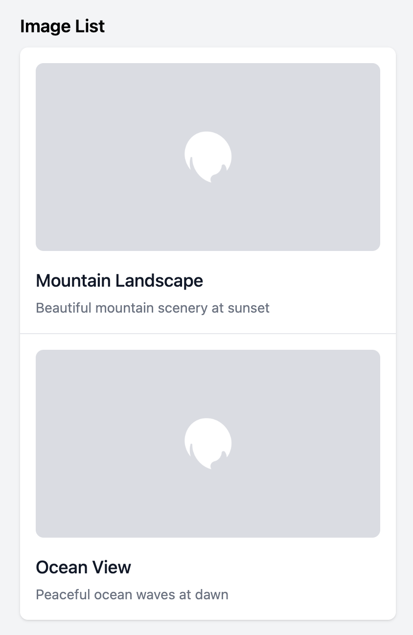 Image List