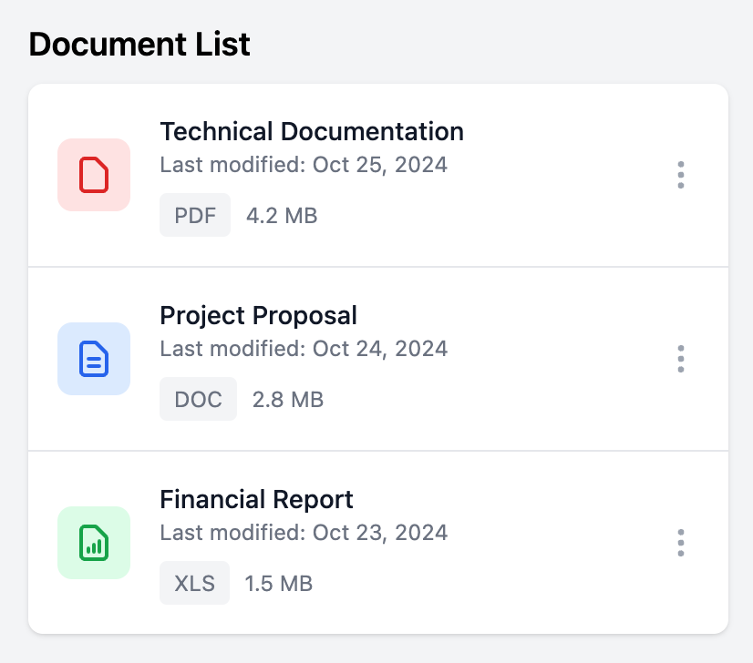 Document List