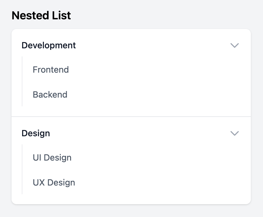 Nested List