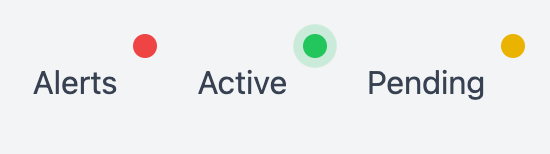Alert Indicator Badges