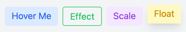 Hover Effect Badges
