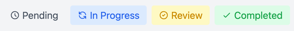 Task Status Badges