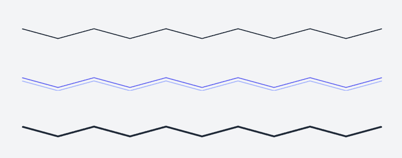 Zigzag Pattern Divider