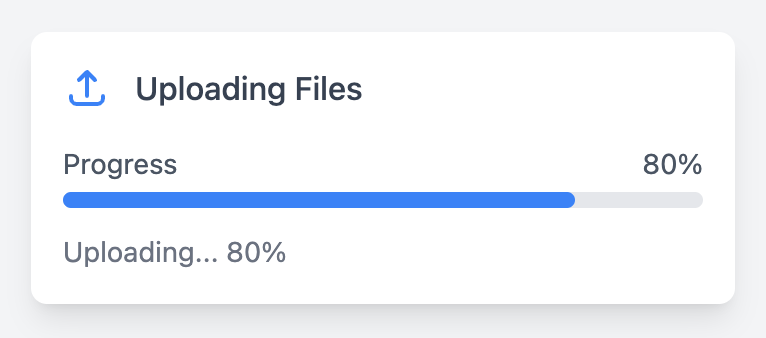 Progress Bar Alert