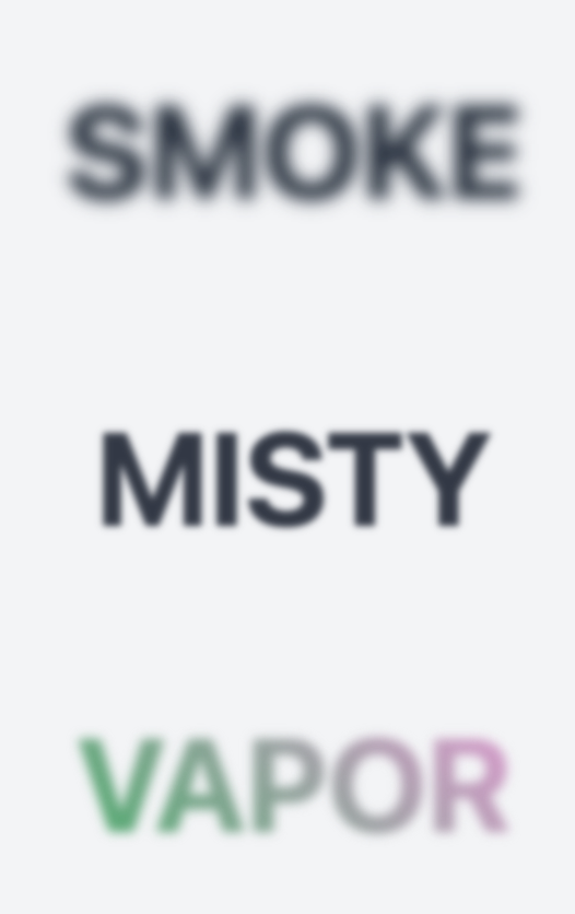Smoke Text Effect