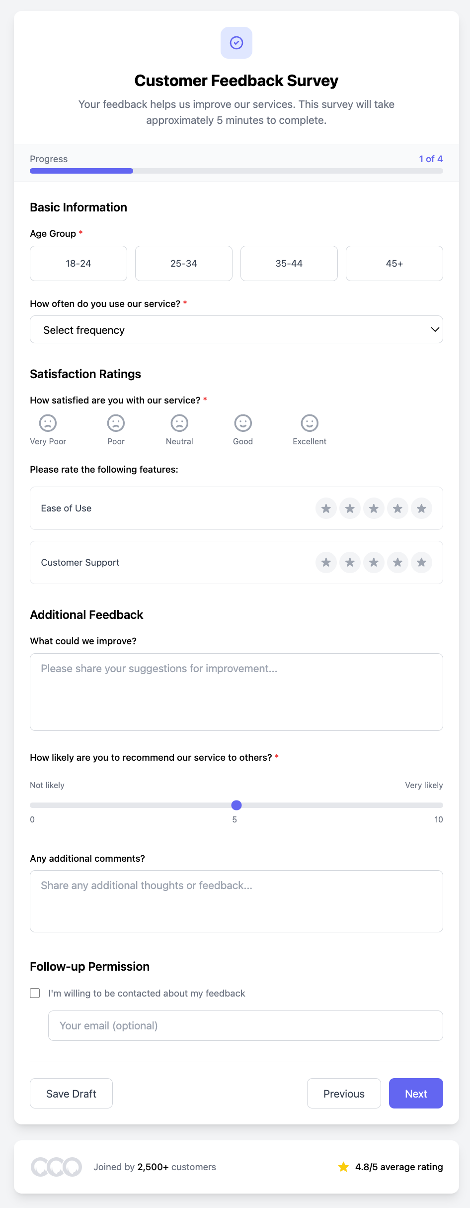 Basic Survey Form