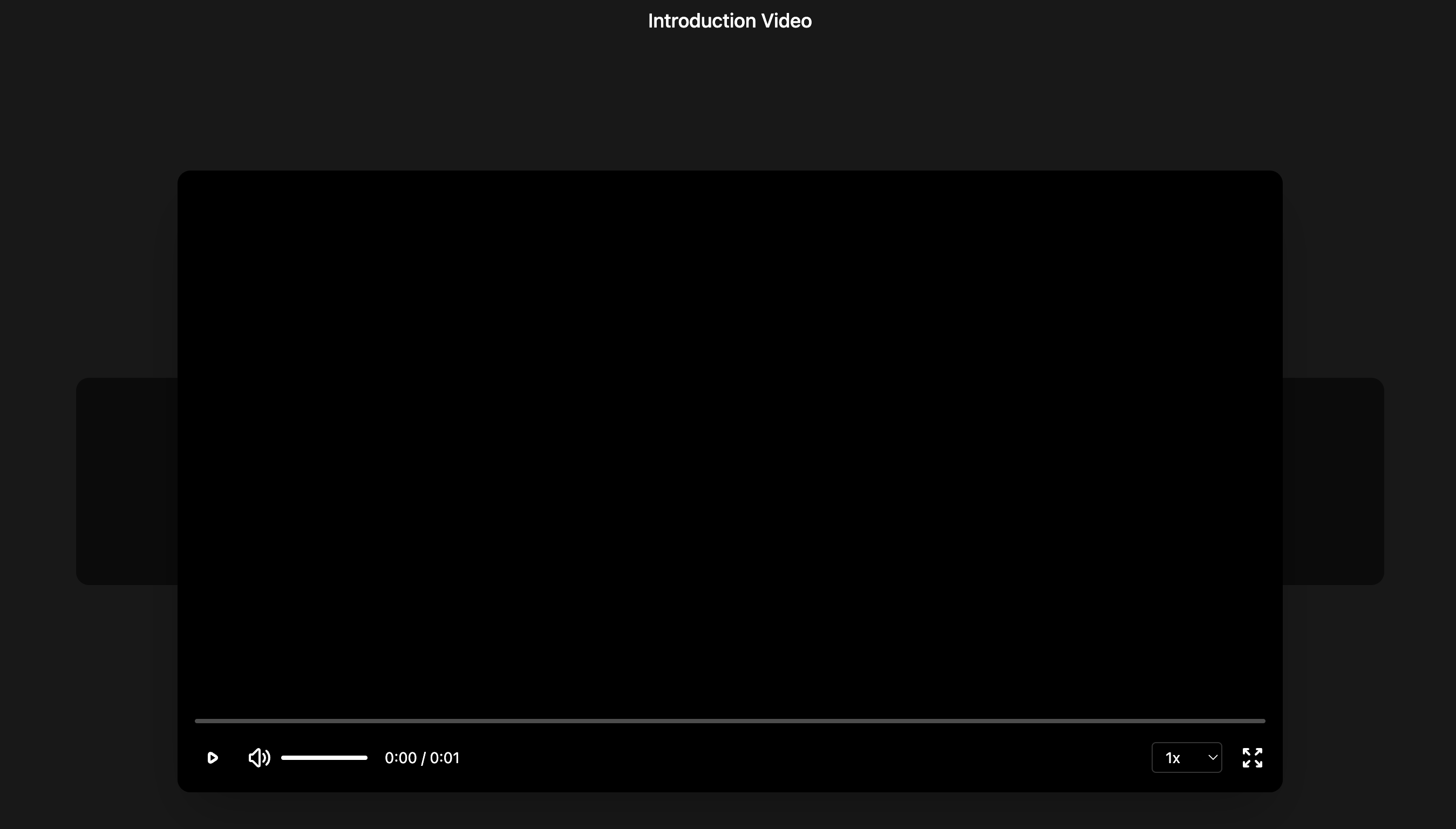 Video Player Modal