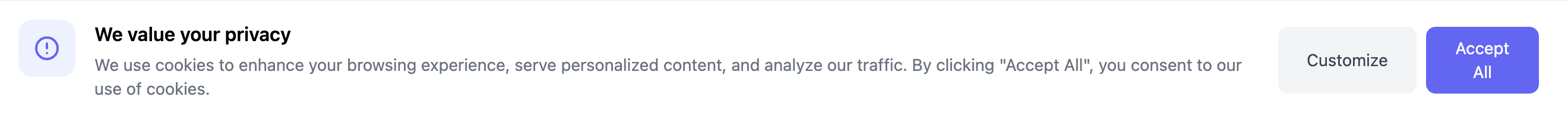 Cookie Consent Modal Template
