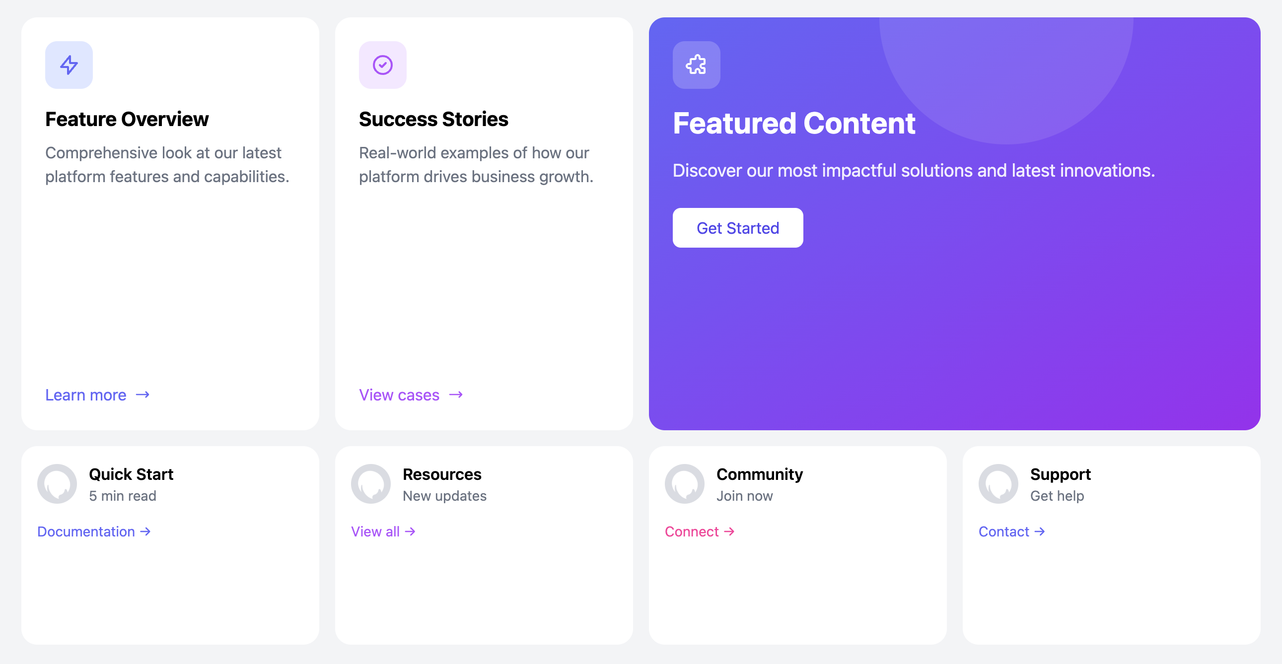 Asymmetric Bento 7-Grid Template