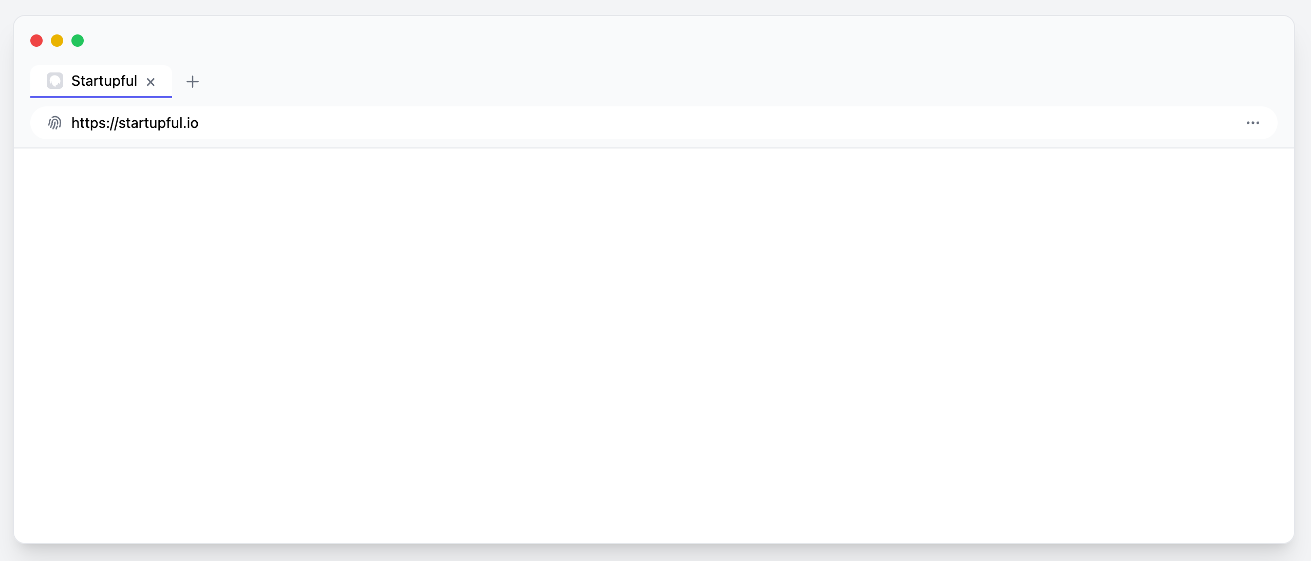 Modern Chrome Browser Frame Mockup