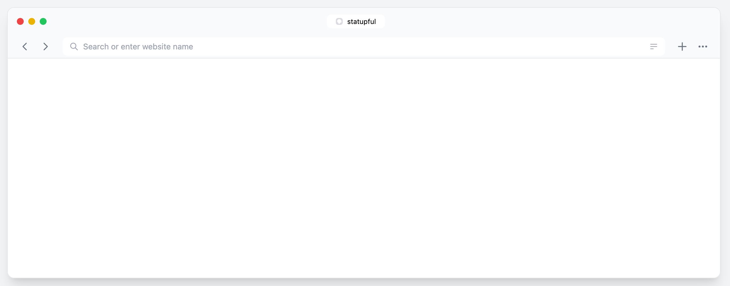 Safari Browser Window Mockup