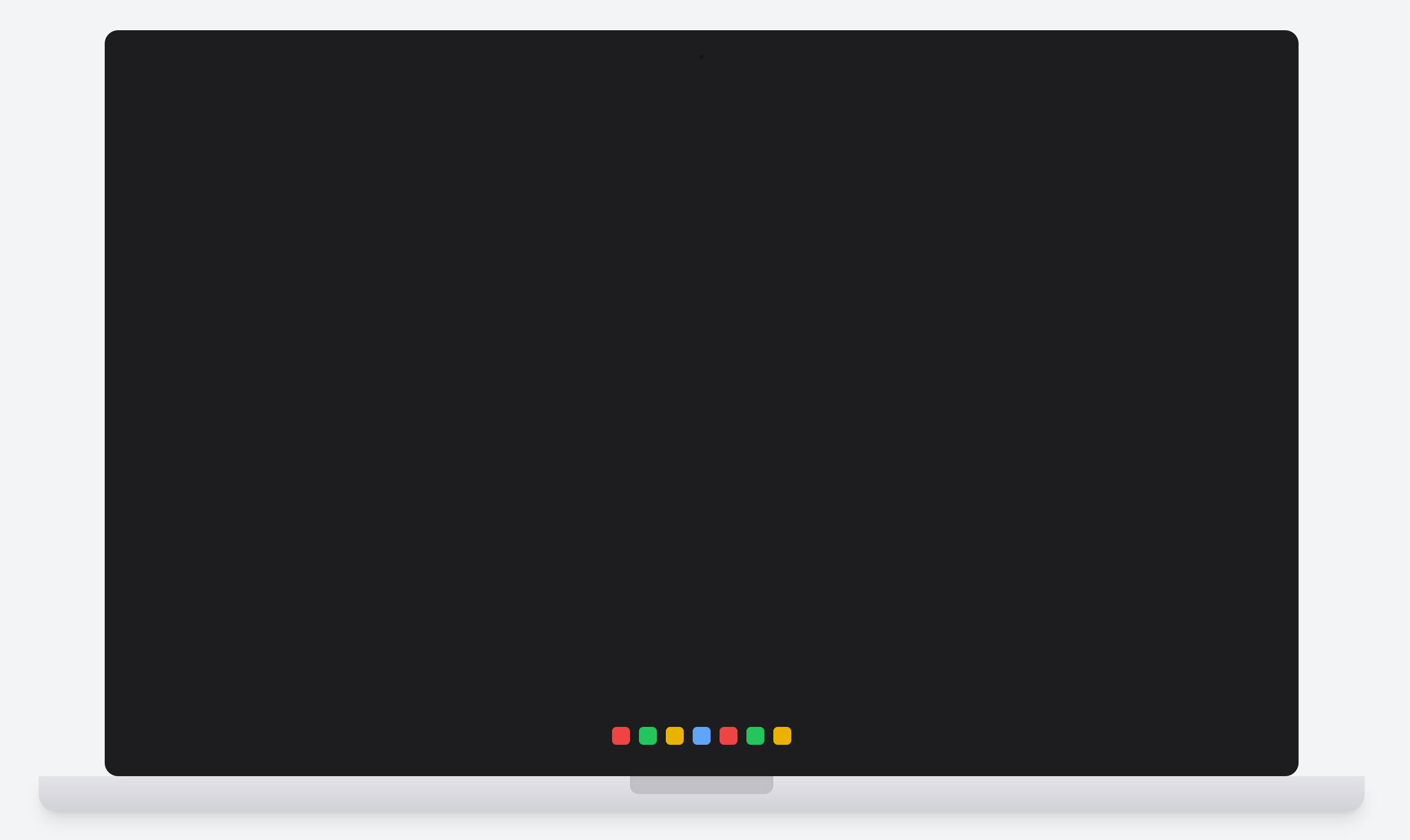 MacBook Pro Display Mockup