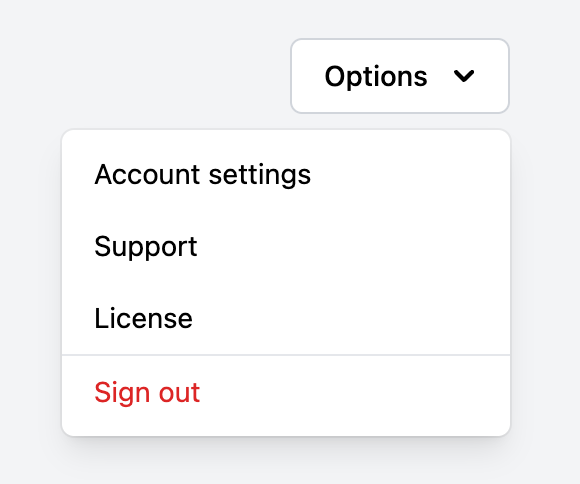 Simple Basic Dropdown