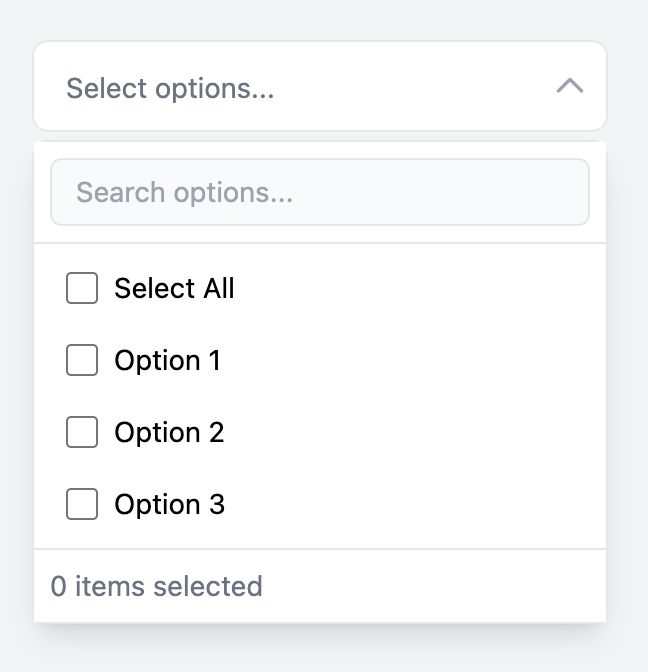 Multi Select Menu