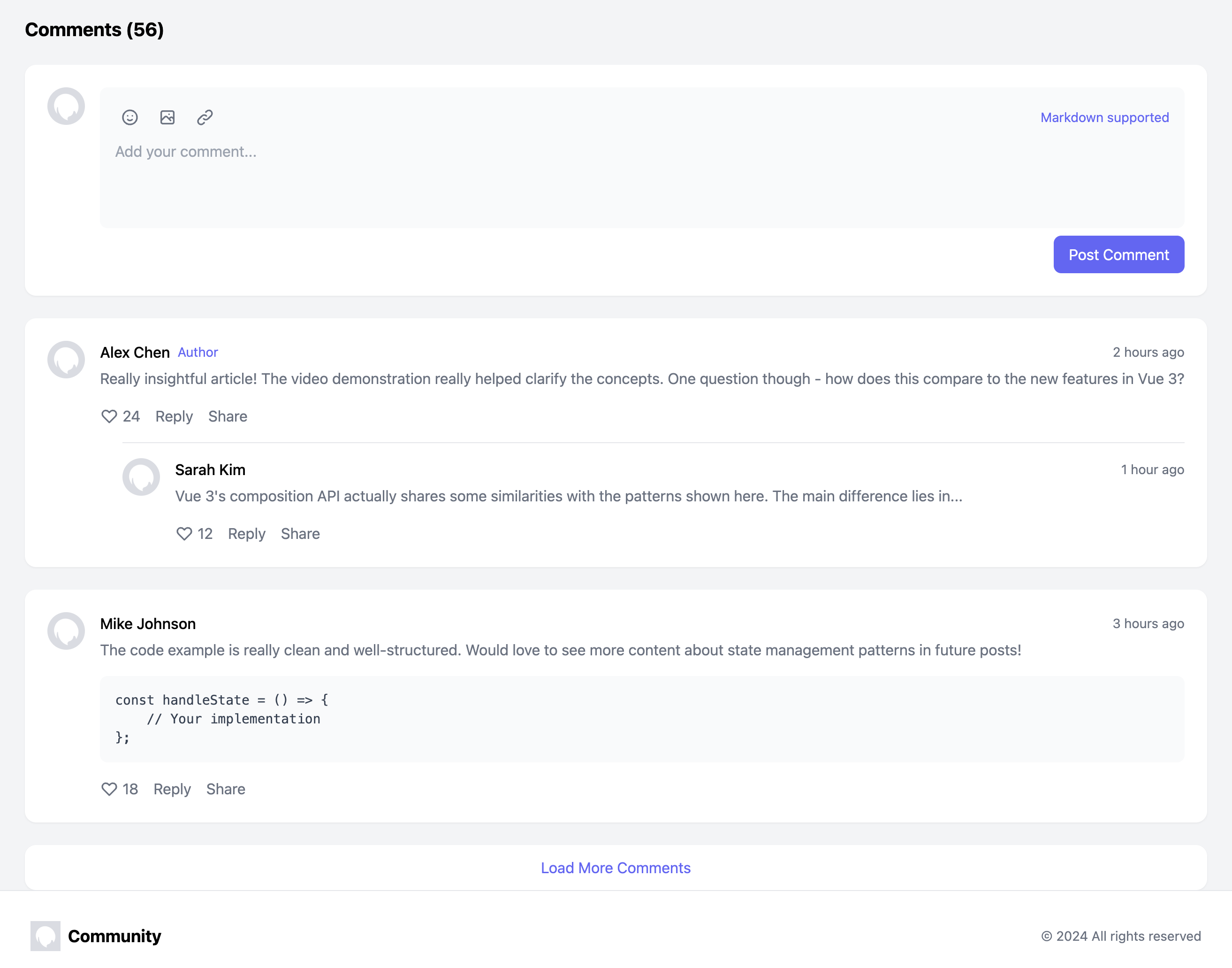 Rich Media Community Content Template