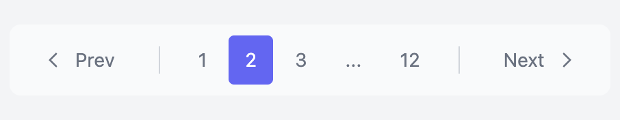 Centered Basic Pagination
