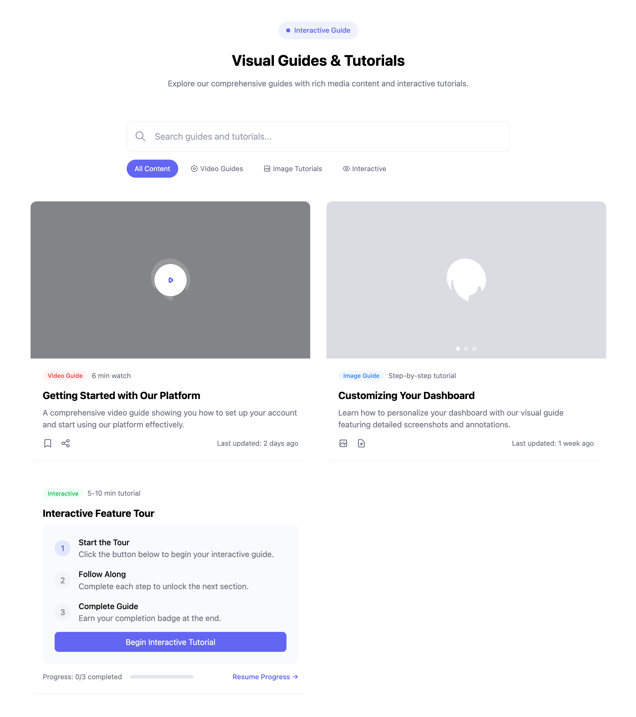 Rich Media FAQ Component