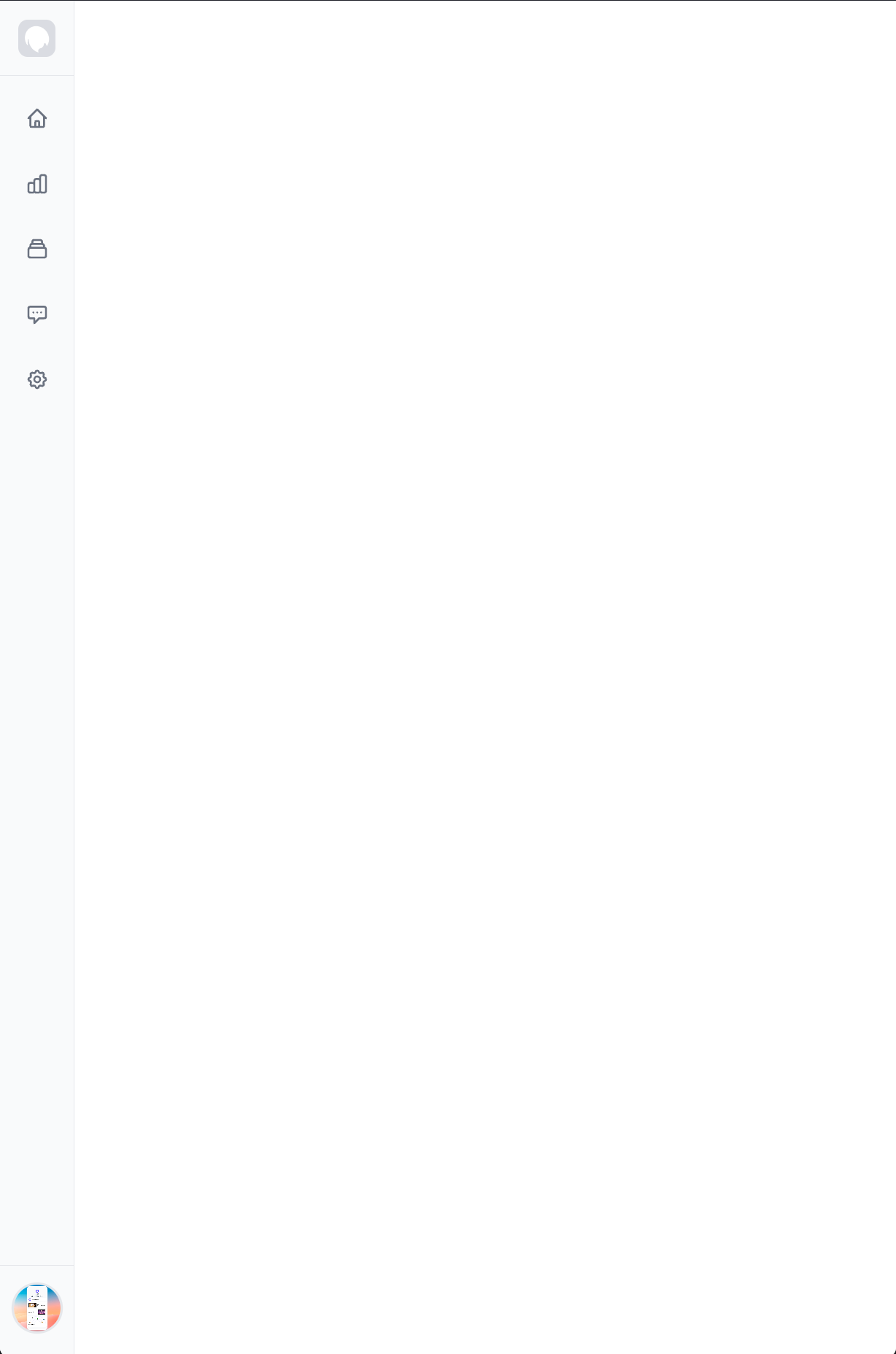 Basic Icon Sidebar Template