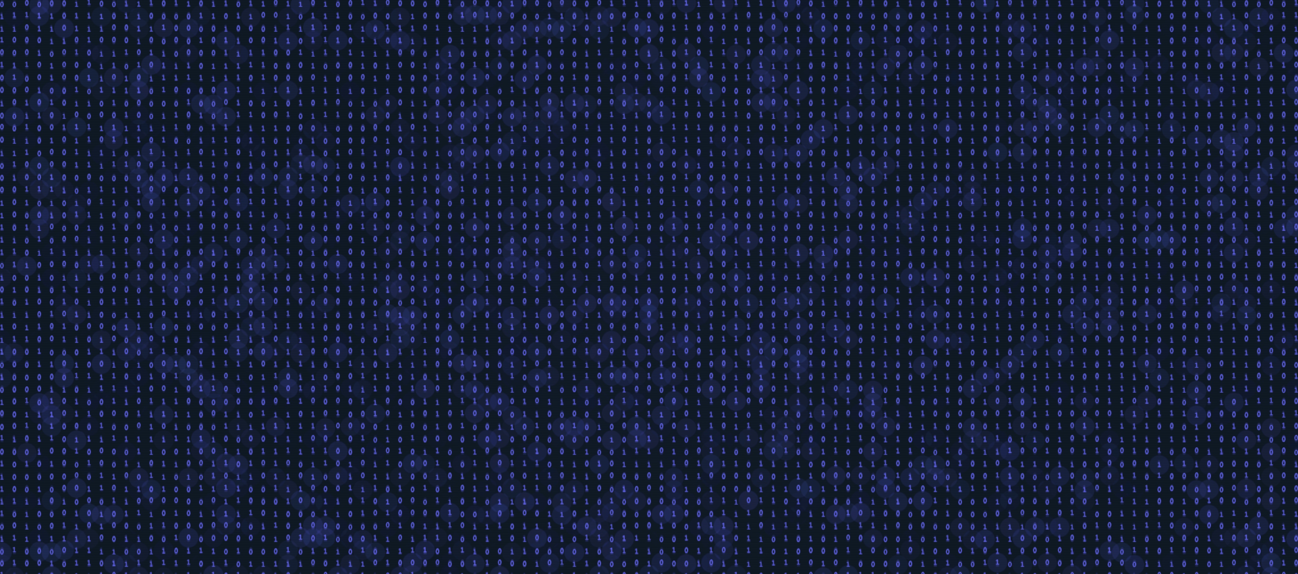Binary Pulse Grid Effect Background