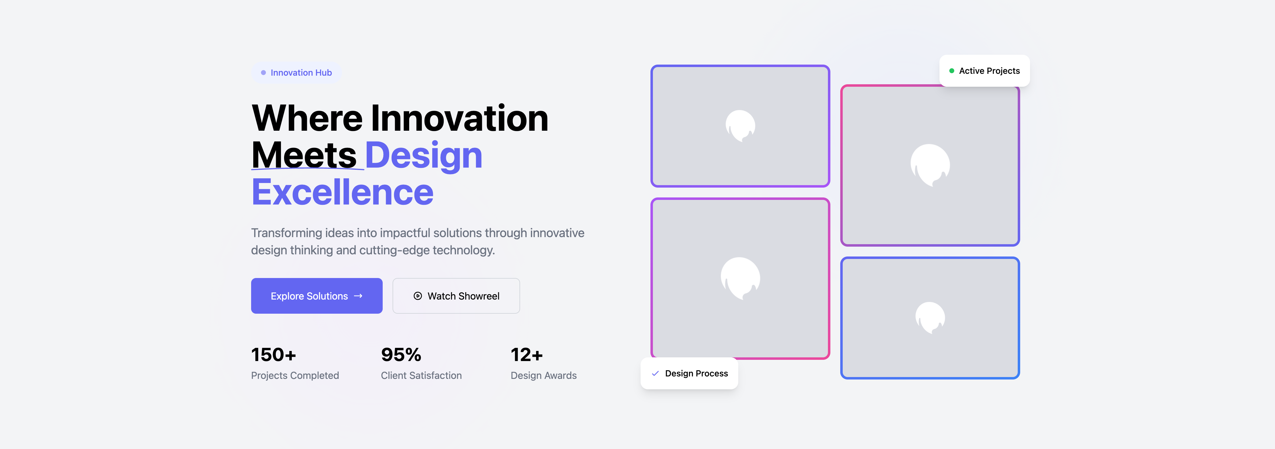 Design and Project Spotlight Hero Component