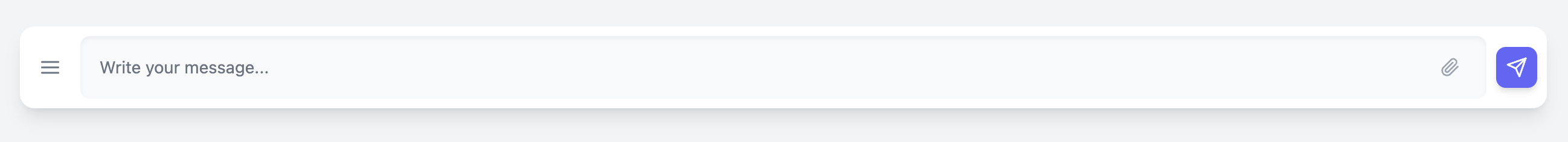 Shadow Chat Input Template