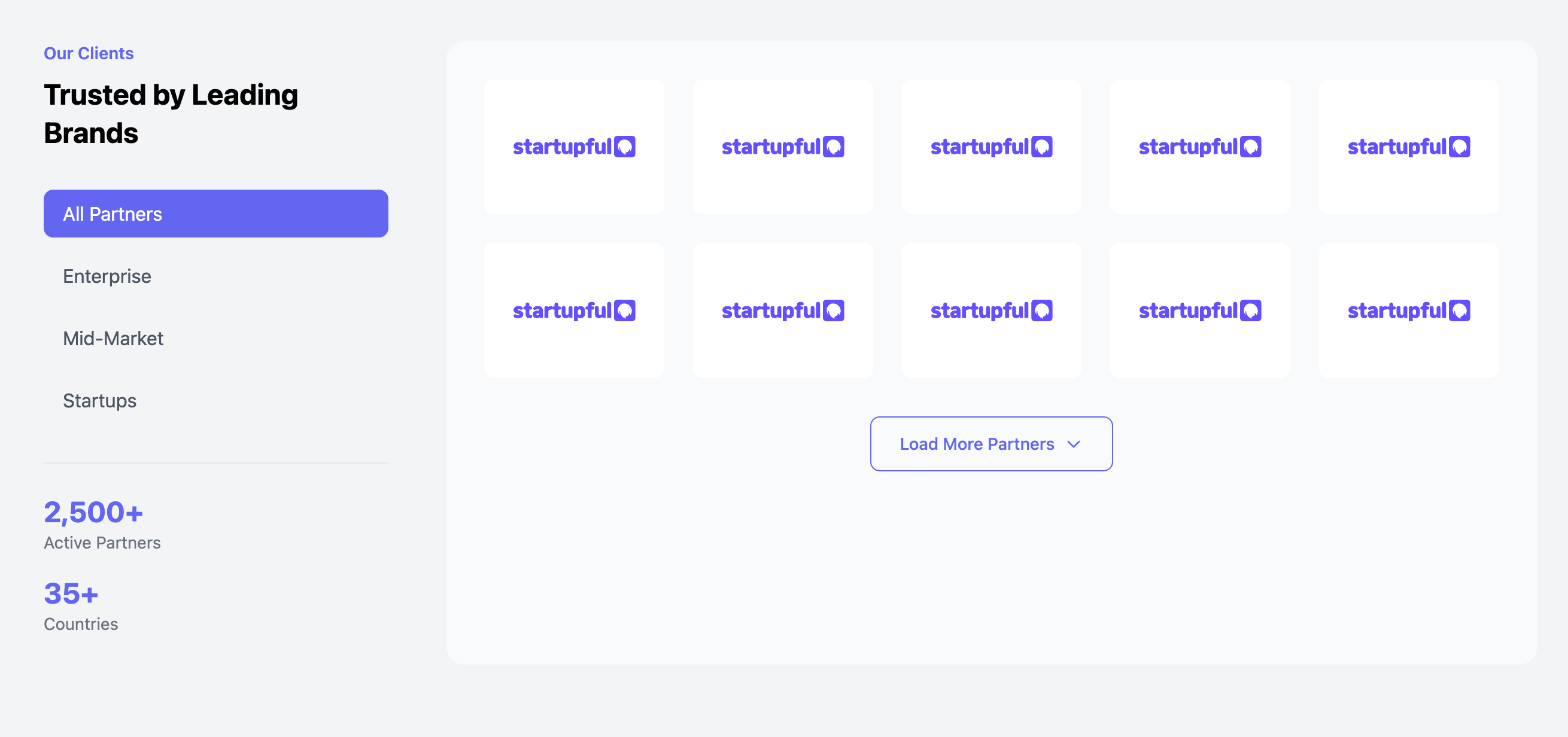 Side Header Logo Wall Template