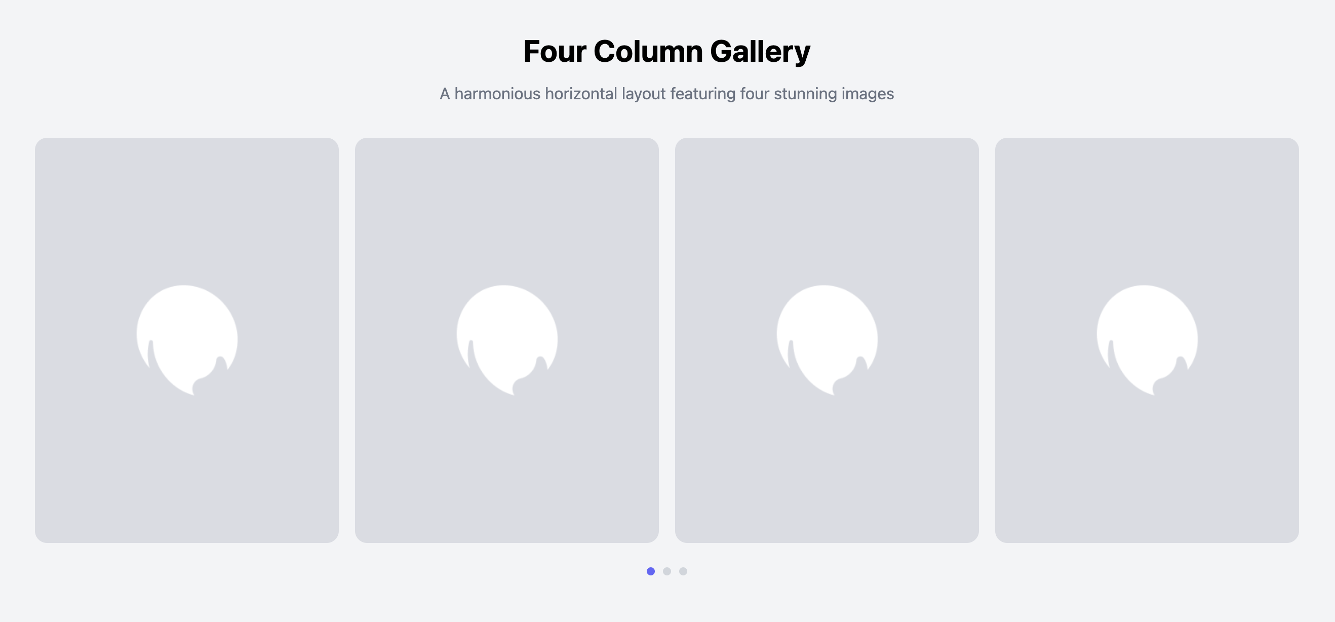1x4 Four Column Gallery - Horizontal Harmony