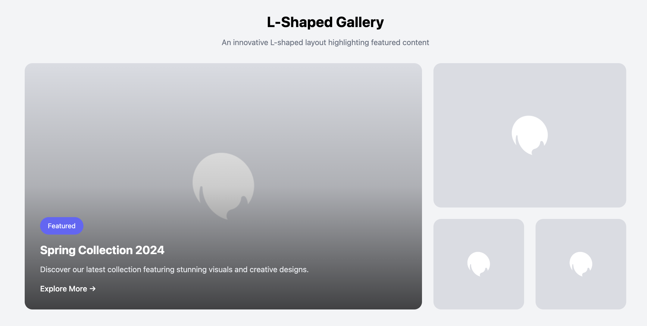 [4] L-Shaped Feature Gallery - Dynamic Layout
