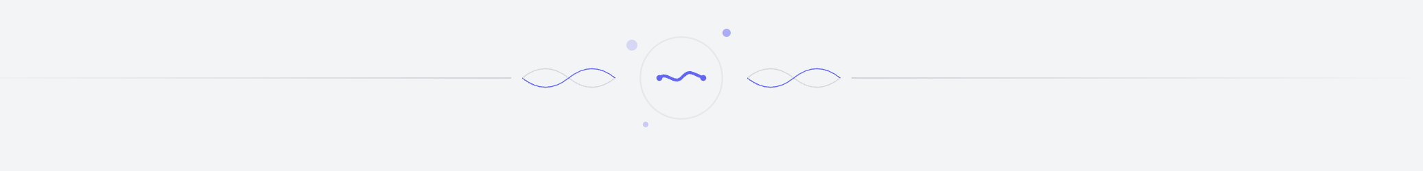 Signature Style Divider Element Template UI